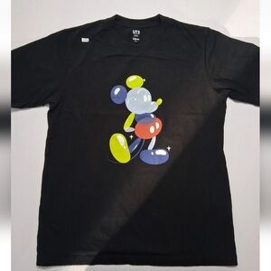 Black Mickey Mouse Graphic T-Shirt